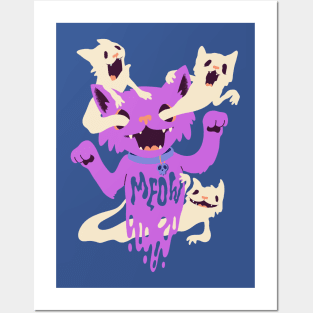 Nine Lives of Ghost Cat Posters and Art